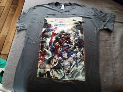 T Shirt Marvel Vs Capcom 3 Dédicacé Ryota Niitsuma Julien Chieze - Image 1 of 4