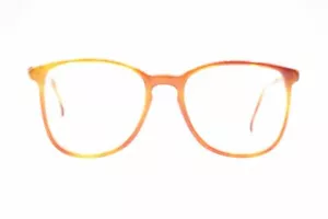 Vintage Axel S. TNT 807 Braun oval Brille Brillengestell eyeglasses NOS - Bild 1 von 6