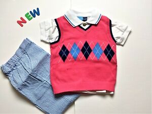 Toddler Kids Baby Boys Clothes Size 6/9M - 4T NWT Good Lad Red Sweater Pants