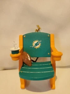 Miami Dolphins NFL Stadium Seat Christmas Ornament - New with Tags - Picture 1 of 4