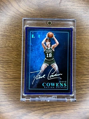 Dave Cowens 2015 Panini Luxe marco azul automático/15 Celtics Salón de la fama Foto 1 de 2
