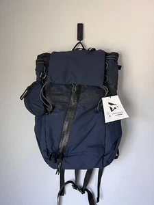 and Wander x Maison Kitsune 30L Backpack - Navy - NEW - Picture 1 of 9