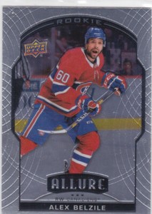 20/21 ALLURE..ALEX BELZILE..ROOKIE..CARD # 71..CANADIENS..FREE COMBINED SHIP