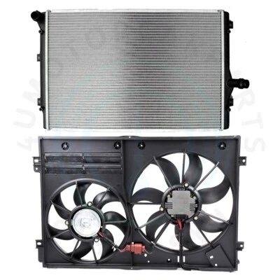 Kit de ventilador y radiador para Audi TT Quattro 2009 2006-2012 Volkswagen Jetta Foto 1 de 4