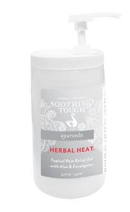 Soothing Touch Herbal Heat Topical Pain Relief Gel w Aloe & Eucalyptus 32 Fl Oz - Picture 1 of 1