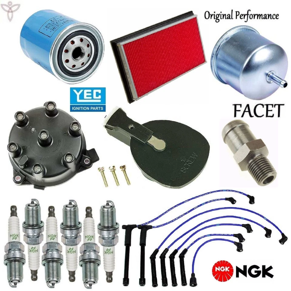 Tune Up Kit Filter Spark Plugs Wire for Nissan Pathfinder V6; 3.0L 1990-1995 - image 1 of 1