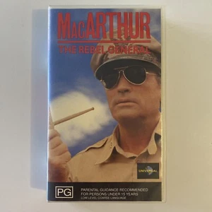 MacArthur The Rebel General (1978) VHS TAPE - Vintage Movie - War Drama - Bild 1 von 7
