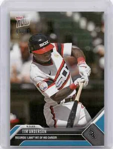 🟦 TIM ANDERSON 1,000th Career Hit BLUE 45/49 White Sox 2023 Topps Now #808 🔥 - Picture 1 of 2