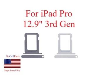 SIM Card Tray Holder Slot for iPad Pro 12.9 3rd Gen 4th Gen / Pro 11 1st 2nd Gen - Picture 1 of 7