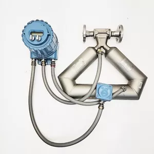 Micro Motion CMF100M328NRAUEZZZ Mass Flow Sensor with RFT9739D4SUA Transmitter - Picture 1 of 9