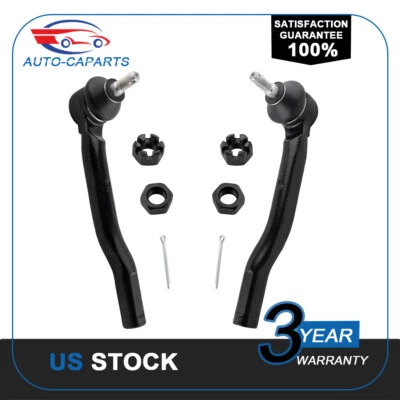 Eslabones de extremo de barra de amarre exterior delantera 2 piezas aptos para Nissan Cube 2009 2010 2011 2012-2014 Foto 1 de 4