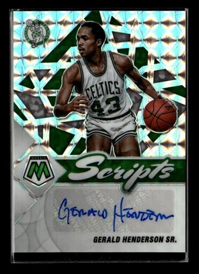 2021-22 Panini Mosaic #SC-GHD Gerald Henderson Sr. Scripts - Image 1 of 2