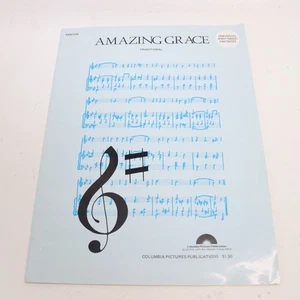 Amazing Grace Traditional Piano Voice Sheet Music 1972 Paramount Pictures - Picture 1 of 3