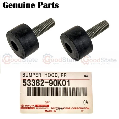 Genuine LandCruiser LJ70 HZJ77 HZJ75 HZJ73 Bonnet Bumper Stop Rubber Cushion x2 - Image 1 of 4