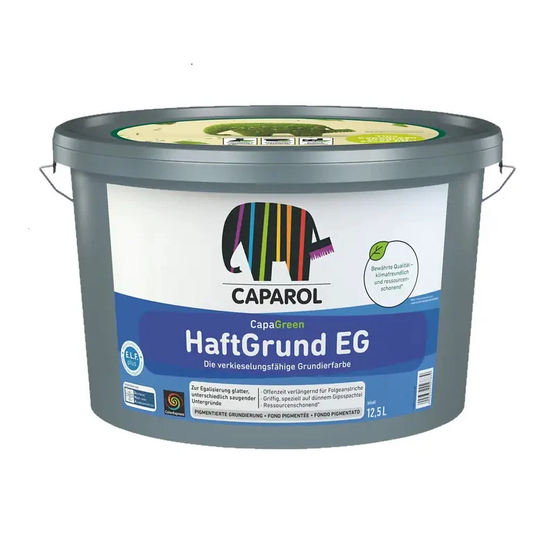 Caparol HaftGrund EG weiß Spezial-Grundierfarbe für deckenden Grund 5 oder 12,5L - Bild 1 von 1