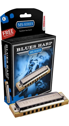 Hohner Blues Harp Harmonica, "Bb" - Image 1 of 1