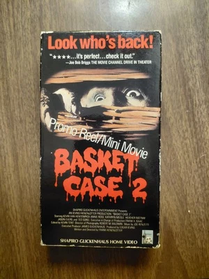 Basket Case 2 1990 VHS Promo Reel Mini Movie Rare Tested Works Horror Sci Fi - Image 1 of 4