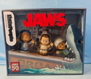 Fisher Price Mattel Little People Collector Jaws 50th Annversary Set New - Picture 1 of 4