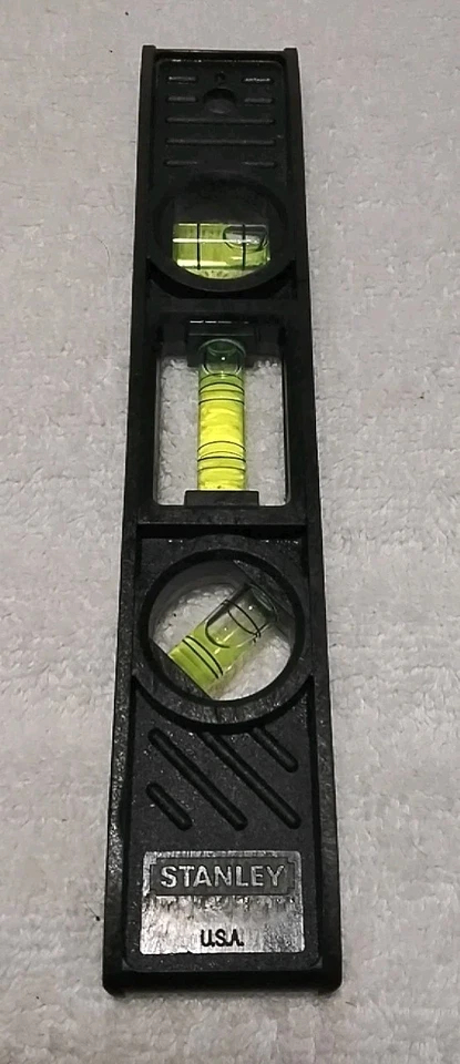 STANLEY 8" 3 VIAL HEAVY DUTY PLASTIC TORPEDO LEVEL "VINTAGE NEW USA 🇺🇸 " - Image 1 of 4
