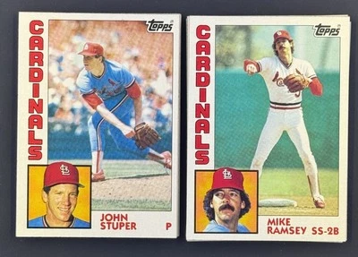 1984 Topps Baseball St. Louis Cardinals Cards Singles You Pick - Image 1 of 2