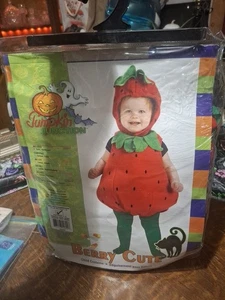 Strawberry Infant Costume Size 6 to 12 Months Includes Head Cover - Picture 1 of 6