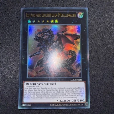 Yu-Gi-Oh Rotäugiger Leuchtfeuer-Metalldrache LDK2-DEJ41 - Ultra Rare - Deutsch - Bild 1 von 3