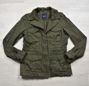 Chaqueta Madewell Verde Ejército Cremallera Completa Militar Algodón Utilitario Bombardero Para Mujer XS - Imagen 1 de 6