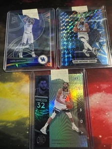 Karl-Anthony Towns 3 Card Lot | Panini Prizm Mosaic & Optic Inserts - Bild 1 von 4