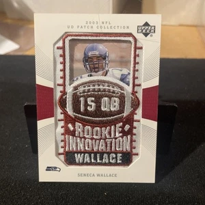 2003 Upper Deck UD Patch Collection - #128 Seneca Wallace (RC) Seahawks - Bild 1 von 2