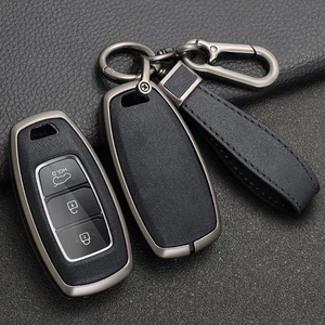 Llavero llavero cubierta estuche coche para Hyundai Accent Santa Fe Kona Veloster - Imagen 1 de 8