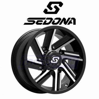 Sedona Rear Chopper Black Wheel for 2017-2018 Can-Am Maverick Max 1000R X tp Foto 1 de 4