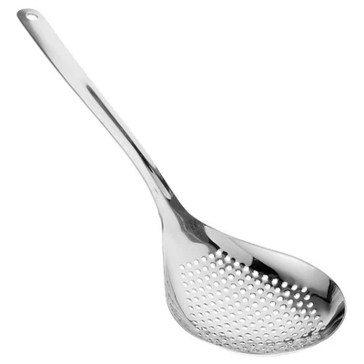 1 PC Pratico Skimmer Scoop Scoop Scoop Scoop in acciaio inox Colanber (Argento) - Immagine 1 di 4