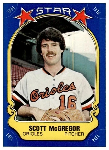 1981 Fleer Star Stickers #10 Scott McGregor Baltimore Orioles - Image 1 of 1