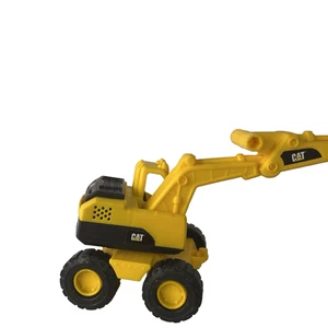 Toys- CAT Construction Toy Excavator Vehicle - Yellow & Black 6” Plastic Truck - Bild 1 von 12
