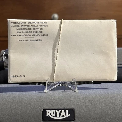 1965 US Mint Special Mint Set, Sealed in Original Envelope - Image 1 of 4