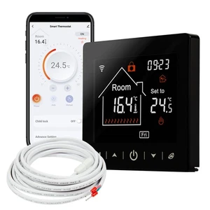 Wifi Smart Termostato Ambiental Control de Calefacción Suelo Radiante Centro - Imagen 1 de 10