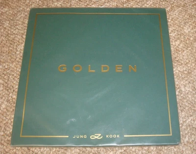 Jung Kook (BTS) - Golden Vinyl LP Record w Book & Photocards NEW