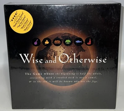 Wise and Otherwise Board Game RARE 1997 Trivia Party Word Family - Image 1 of 3