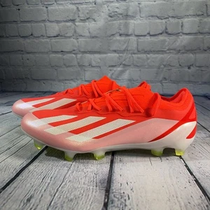 Adidas X Crazyfast Elite FG Soccer Cleats Red White Volt IG0593 Mens Sz 8.5 - Picture 1 of 9