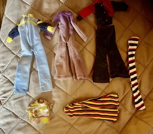 Vintage Lot 70er Jahre Dinah-mite Mode Outfits für 7" Puppe Mego - Bild 1 von 9