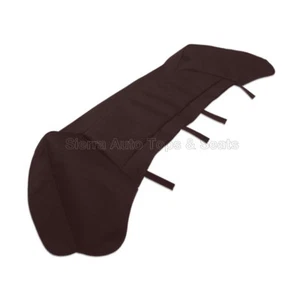 Jaguar XJS Boot Cover 94-96 w/ Sewn-in hardware, Brown German Classic Cloth - Picture 1 of 6