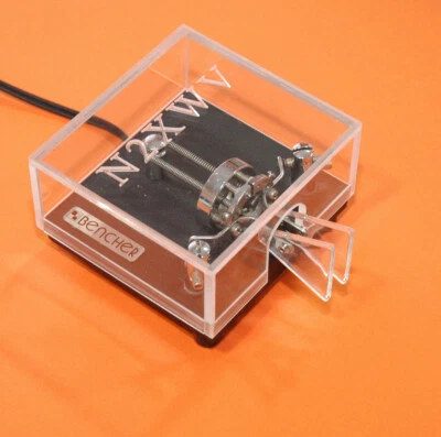 Dust Cover for Bencher  Iambic Paddle BY-1 BY-2 BY1 BY2 ST-1 ST-2 -CNC engraved - Image 1 of 4