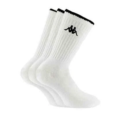 3 Pares Calcetines Corto Esponja Tenis de Hombre Mujer Unisex Algodón Kappa K540 - Imagen 1 de 4