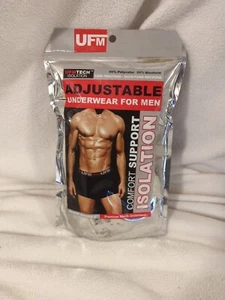 UFM Boxer BRIEFS Men 6" 2XL Athletic Underwear TRUNK ADJUSTABLE SUPPORT POUCH - Picture 1 of 8
