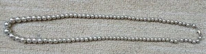 VINTAGE 24" 2 OZ STERLINGSILBER ABGESTUFTE PERLENPERLENKETTE - Bild 1 von 9