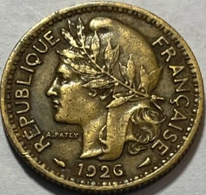 CAMEROON - One Franc - 1926 - Km-2 - Extra Fine Aluminum-Bronze Coin - Picture 1 of 2