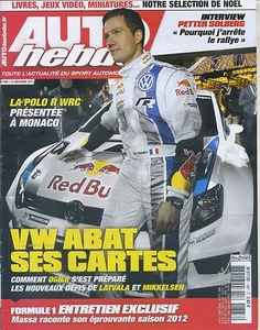 HEBDO AUTO Nr. 1887 vom 12. DEZEMBER 2012 VW bei Rallye PETER SOLLBERG - Bild 1 von 1