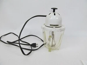 Vintage Kenmore Egg Beater Mixer Churn w/ Glasbake Cup - Picture 1 of 3