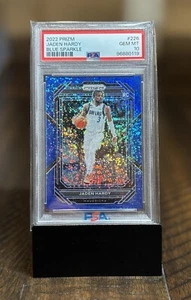 JADEN HARDY 2022 PANINI PRIZM BLUE SPARKLE/144 ROOKIE PSA 10 DALLAS MAVERICKS - Imagen 1 de 2