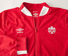 Veste de l'équipe nationale de soccer du Canada ombro à fermeture éclair taille L **03g0922a8